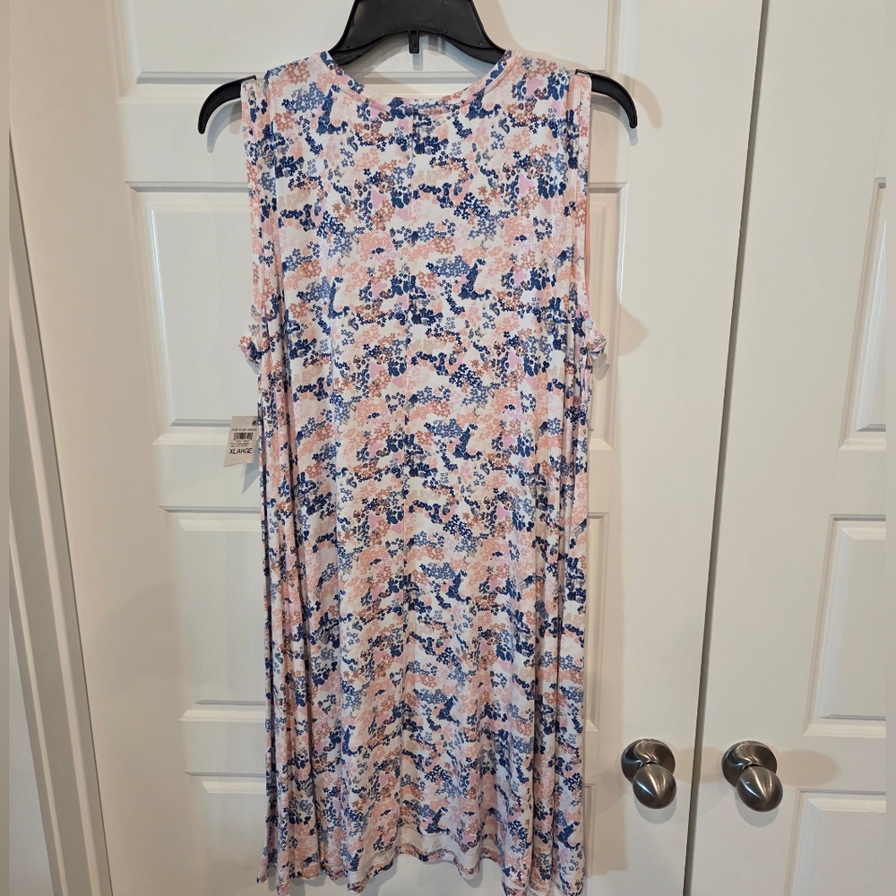 STYLE & CO WOMEN'S SLEEVELESS FLORAL CASUAL DRESS SIZE XS S  M & XL NWT - Picture 4 of 5